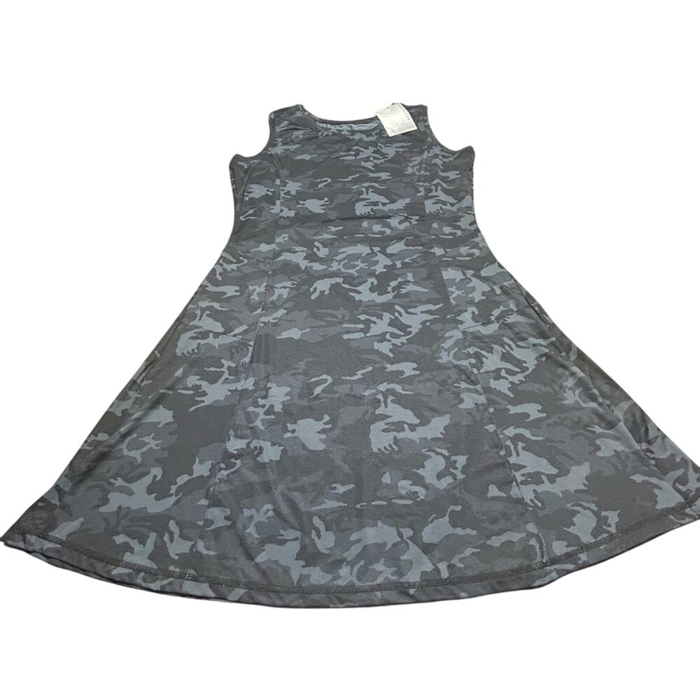 Soothfeel Athletic Mini Tennis/Golf Dress grey/black Camouflage flared skirt